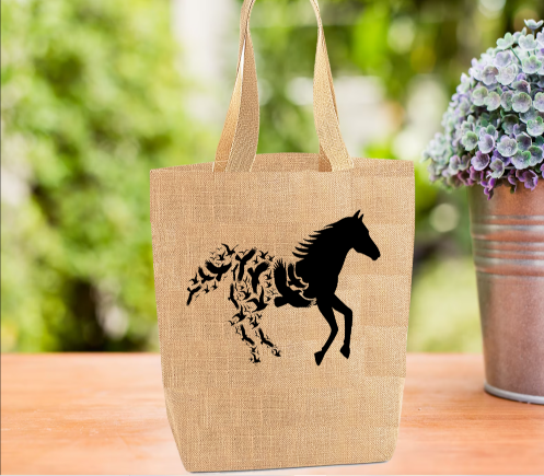 Horse Tote Bag, Horse Bag, Personalised Tote Bag